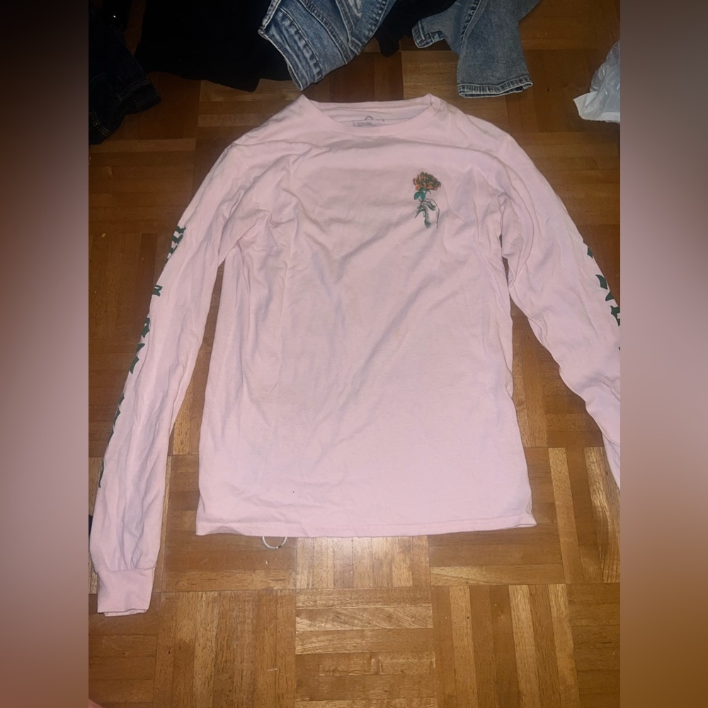 Pink long sleeves rose 🌹